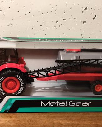 Trattore con carro cisterna 