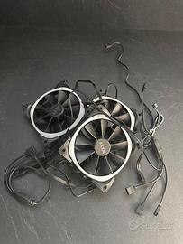 3 VENTOLE PC NZXT usate ARGB 120 + CAVI VARI