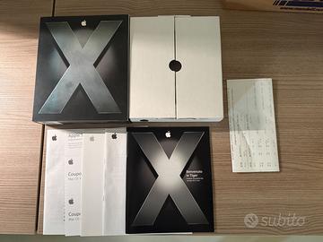 Apple Mac OS X Tiger only BOX, Istruzioni, NO DVD