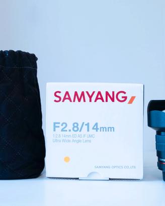 Obiettivo Samyang 14mm f2,8 ED AS IF UMC Nikon F
