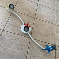 Lampadario con faretti orientabili