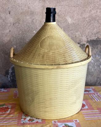DAMIGIANA 54L IN VETRO CON RIVESTIMENTO IN PLASTIC
