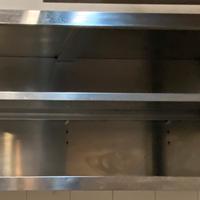 Pensili con ripiano in acciaio inox
