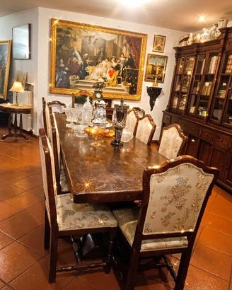 Tavolo da pranzo antico in legno