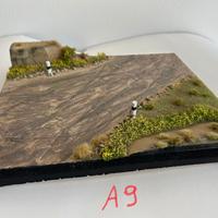 Base diorama 25x30 scala 1/35 per veicoli tamiya