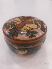 scatolina  ceramica La salamandra 