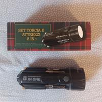 set torcia e attrezzi 8 in 1