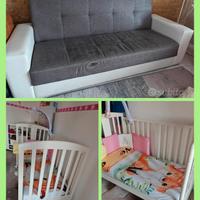 blocco divano più culla lettino
