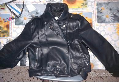 Giacca in pelle nera Chiodo