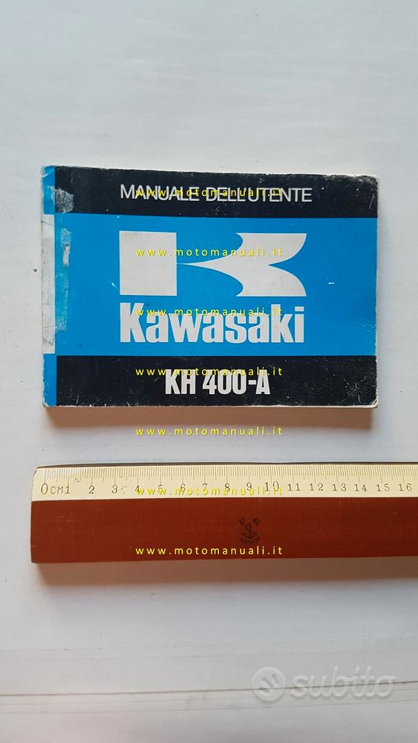 Subito - Motomanuali - Kawasaki KH 400-A 1977 manuale uso manutenzione