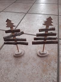 Alberi di Natale in legno 