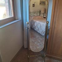 Specchiera girevole in ferrro battuto