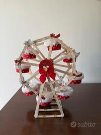 Ruota panoramica natalizia  fatta a mano