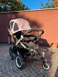 Passeggino gemellare bugaboo donkey