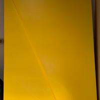 Quadro moderno astratto giallo (2x1,3m)