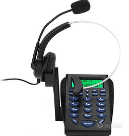 2 Telefoni Call Center con Cuffia