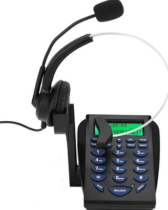 2 Telefoni Call Center con Cuffia