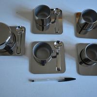 Servizio da caffè in acciaio inox GB