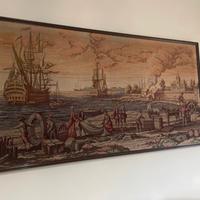 arazzo porto inglese del 700