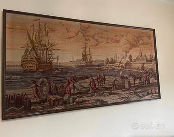 arazzo porto inglese del 700