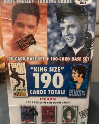 Box Elvis Presley Trading Cards King Size 190 card