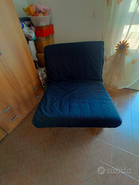 Poltrona letto singolo