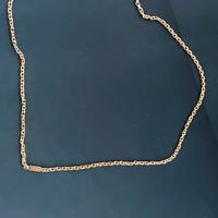 Collana vintage dorata a catena anni ’80