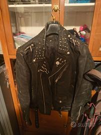 Giacca in pelle  chiodo anni 80
