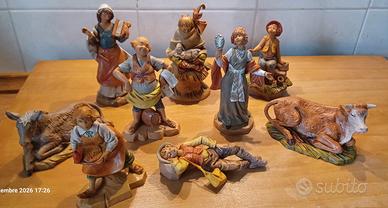 personaggi  vintage presepe Fontanini