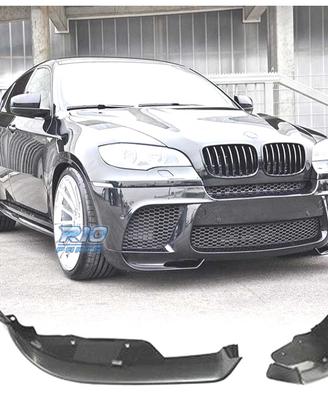 SPLITTER PARAURTI ANTERIORE BMW X6 E71 LOOK M PERF