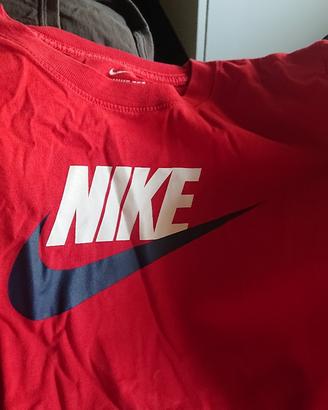 maglietta rossa nike