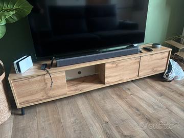 Mobile porta TV  + Tavolo in vetro + Mobile