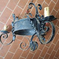 Lampadari in ferro battuto
