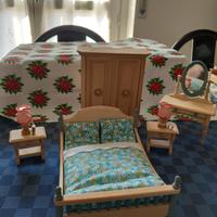 Camera da letto miniatura casa bambole 