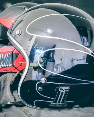casco Jet Bell  Harley Davidson 
