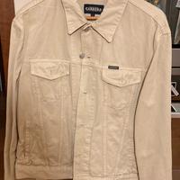 Giubbino jeans beige carrera L