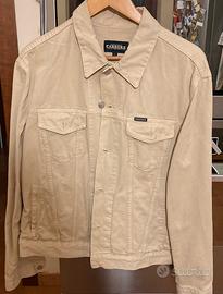 Giubbino jeans beige carrera L