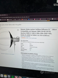 Lanterna neewer 80cm
