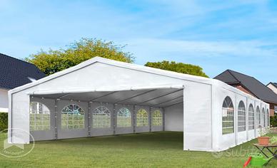 Tendone per Feste 5x10 Gazebo PE 450 bianco
