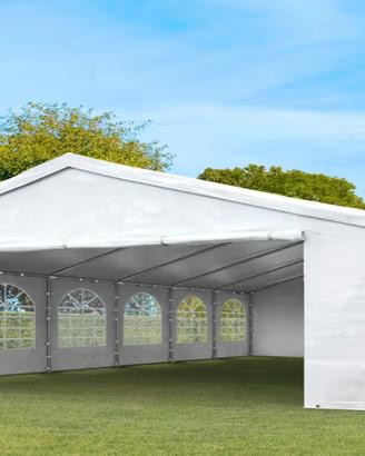 Tendone per Feste 5x10 Gazebo PE 450 bianco