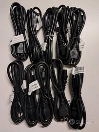 10 Cavi Alimentazione PC Monitor Stampanti