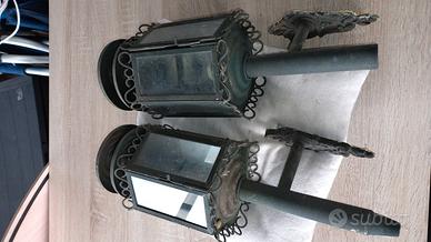 Lampade da carrozza antiche 