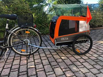 Gabbia trasportino bici