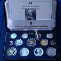 ITALIA SERIE DIVISIONALE PROOF 1993 FS 11 VALORI C