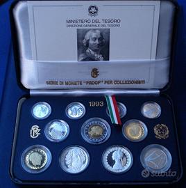 ITALIA SERIE DIVISIONALE PROOF 1993 FS 11 VALORI C