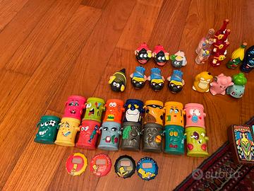 Collezione sorprese merendine anni 90 e 2000