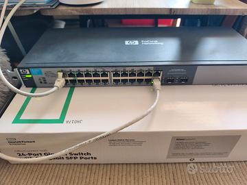 HP Switch Procurve 1810G-24 porte Gigabit DIFETTO 