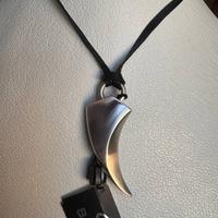 Collana Breil unisex originale corno zanna acciaio