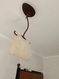 lampadario in ferro battuto 