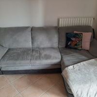 Divano letto in ecopelle